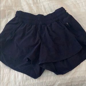 Lululemon Navy Tracker V shorts